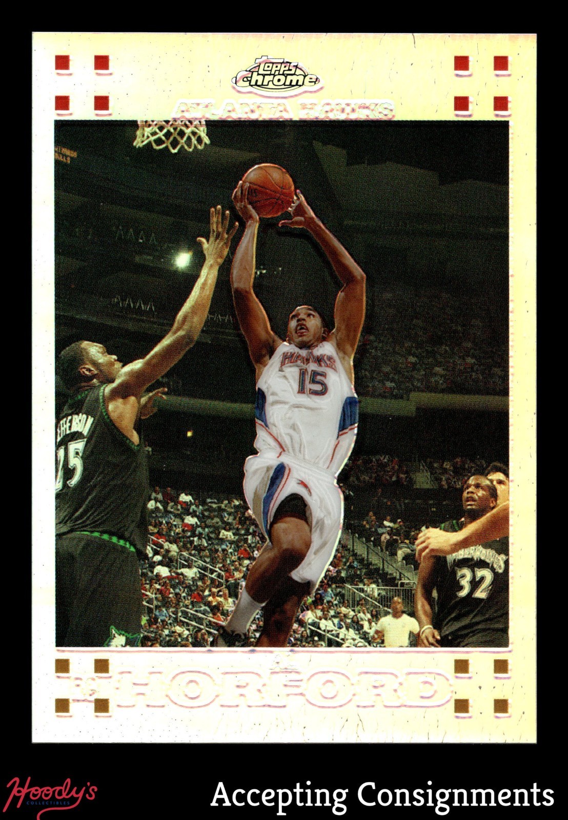 2007-08 Topps Chrome Refractors #160 Al Horford RC ROOKIE HAWKS 1262/1499