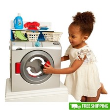 Interactive Toy Washer Dryer Set Kids W/11 Accessories Educational Play Home New