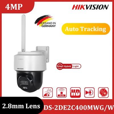 Hikvision 4MP Smart Light WiFi IP-Kamera mit Zwei-Wege-Audio DS-2DE2C400MWG/W