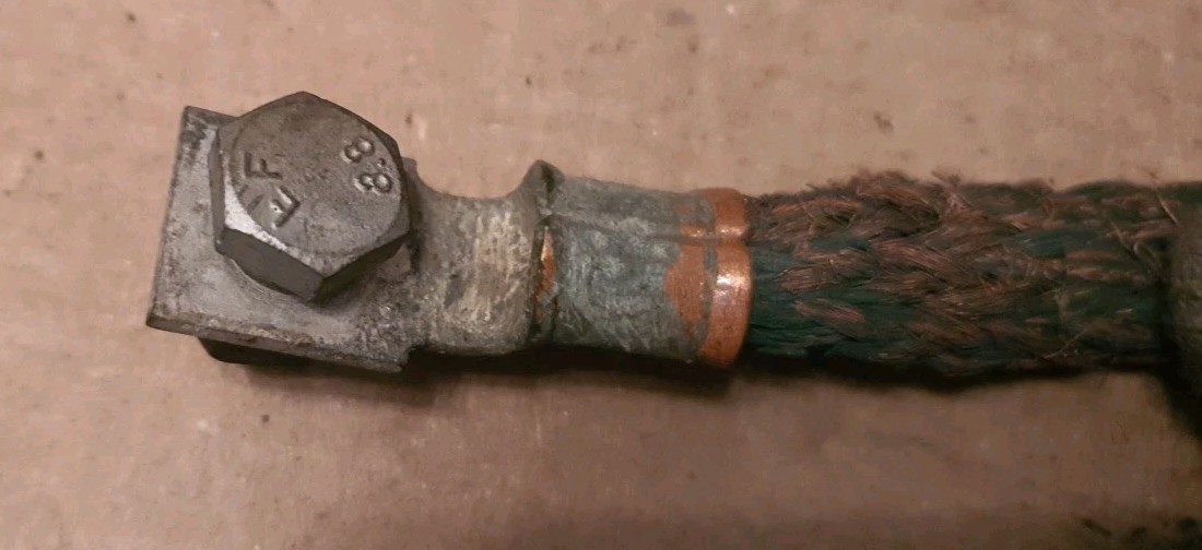 BMW E81/E82/E87/E88 04-13 ENGINE STARTER GROUND EARTH STRAP CABLE 7549394