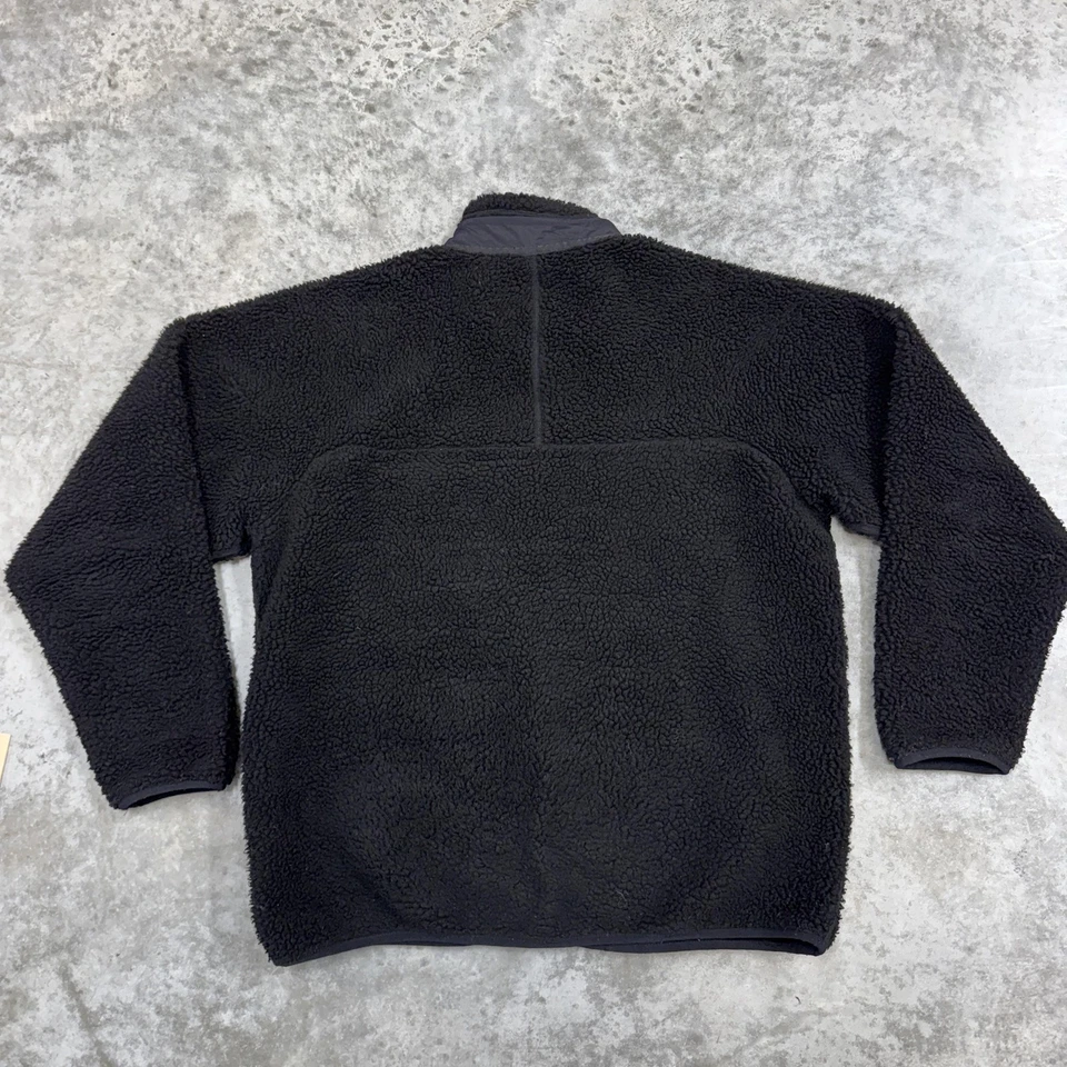 Patagonia Jacket Mens XL Black Sherpa Fleece Full Zip Retro X Sherpa deep pile - Image 4 of 4