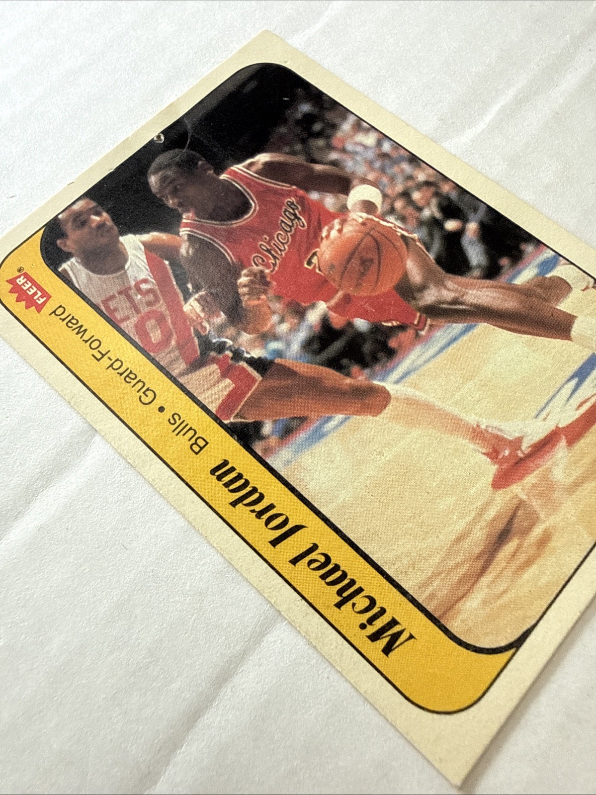 1986-87 Fleer Michael Jordan Rookie Sticker RC #8 Chicago Bulls Stickers. 86/87 view 12