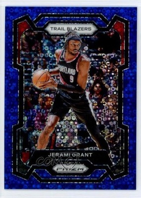 2023-24 Panini Prizm Fast Break Blue Prizm /150 Jerami Grant #70 1s2h