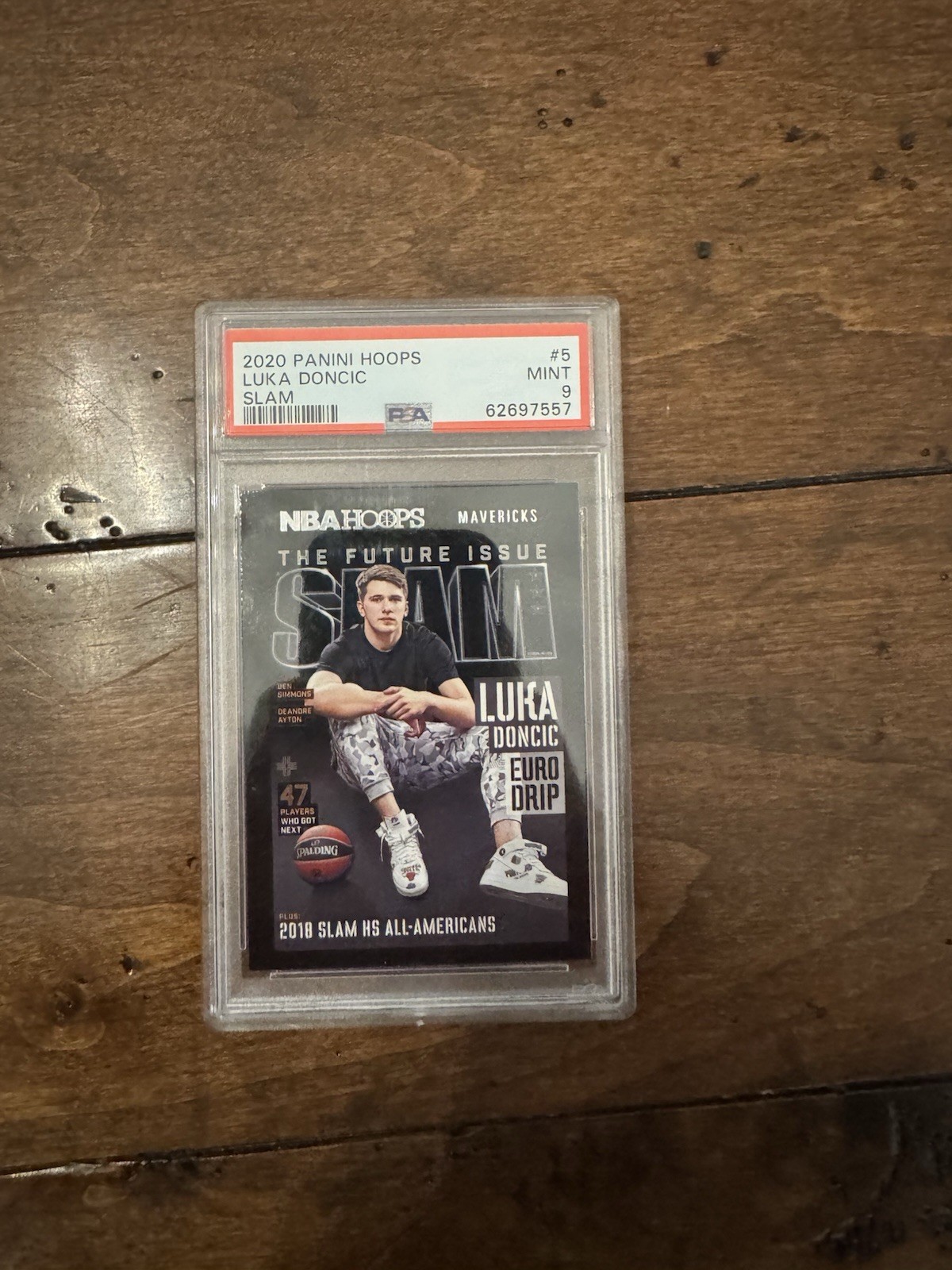 130081899 Luka Doncic Slam PSA 9 2020 Panini Hoops
