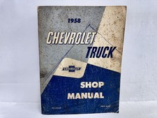 1958 Chevrolet Truck Original Factory Shop Manual Light Medium Heavy Duty