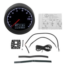 2.5" 60mm Tachometer Gauge Colorful Pointer RPM Tachometer Tach Gauge 0-9000R...