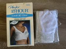 Vintage Playtex 18 Hour Original Soft Cup Comfort Strap Bra 4693 White 38D
