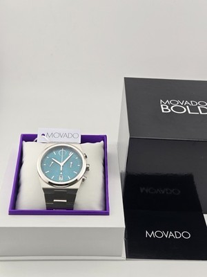 Movado Men's Bold Quest Green Dial Stainless Steel Watch - 3601200 ($795 MSRP)