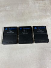 Playstation 2 8mb Memory Cards Set Of 3