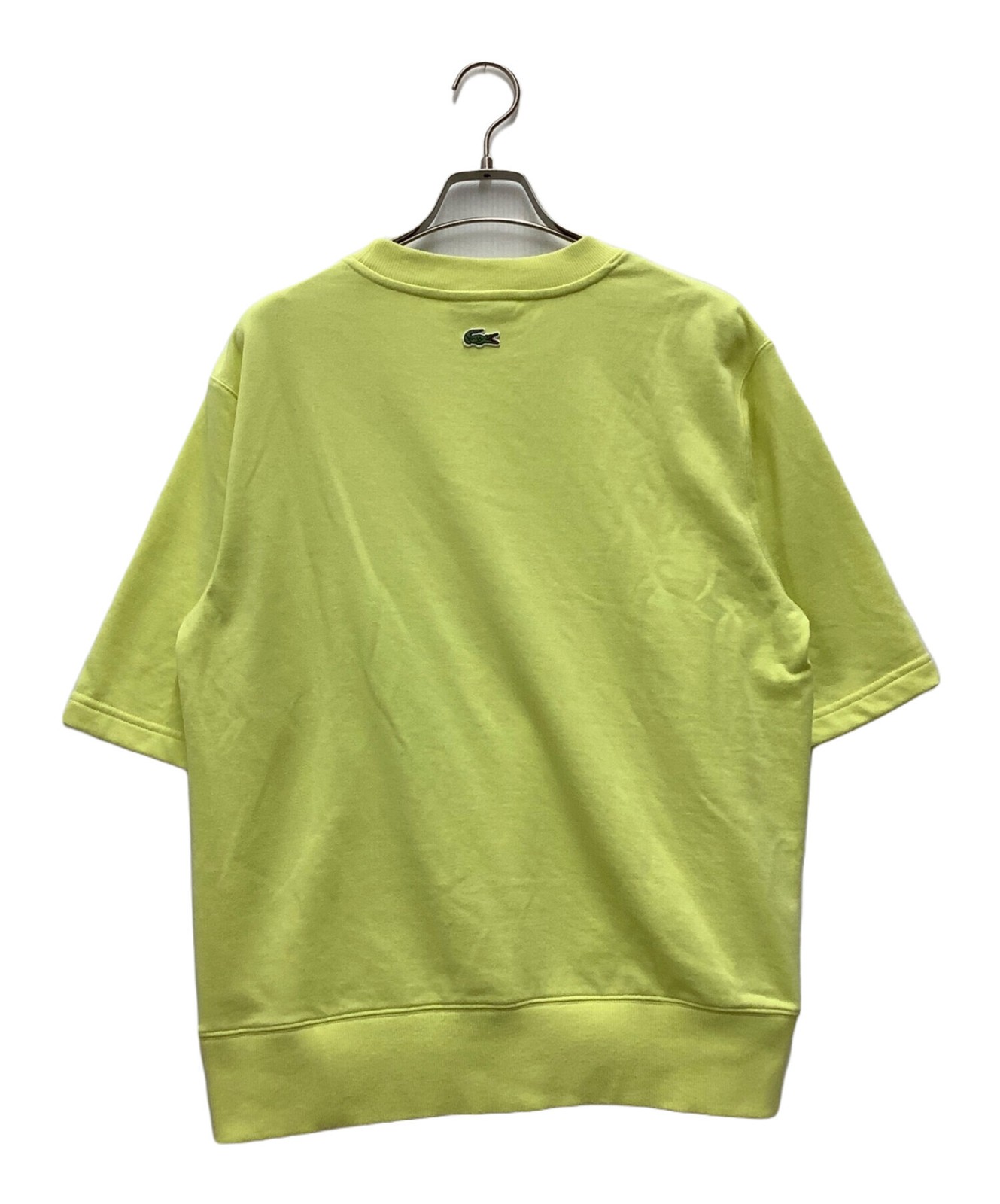 LACOSTE Oversized Clock Emblem Sweatshirt/ Yellow/ Size M thumbnail 2