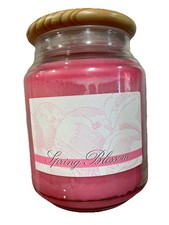 LampLight Farms Spring Blossom Scent 20oz Glass Jar Candle Made In USA