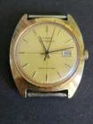 Vintage 1977 Timex Automatic Viscount Crosshair Men's Wrist Watch With Date