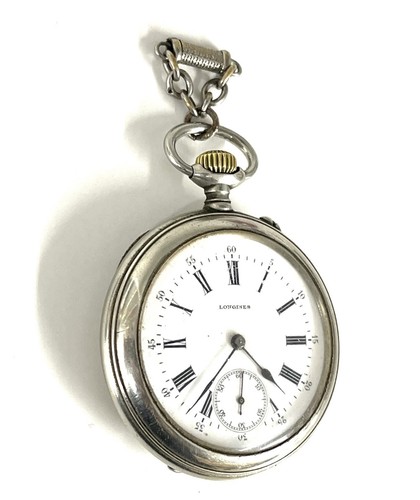 Montre de Poche Longines Arbre De Volant Bon 50.7MM - Photo 2 sur 7