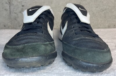 Nike Tiempo Mystic II TF Men's Size 9 White Black 317610-011 Turf