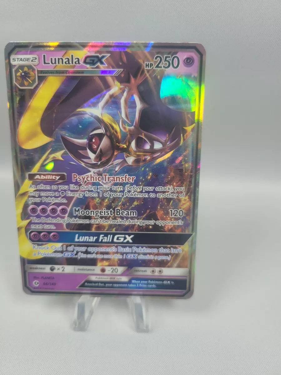 Pokémon TCG Lunala GX Sun & Moon Base Set 66/149 Holo Ultra