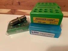 Dillon XL750 9mm Conversion, Toolhead, 9mm Redding Ti-Carbide Die Set P/n 88172