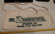 Vintage Paul B. Zimmerman Ephrata PA HWI Advertising Hardware Store Nail Apron