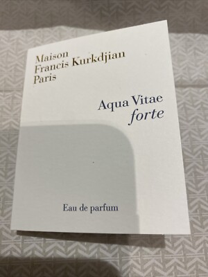 MFK Acqua Vitae Forte Maison Francis Kurkdjian Fragrance EDP 2ml