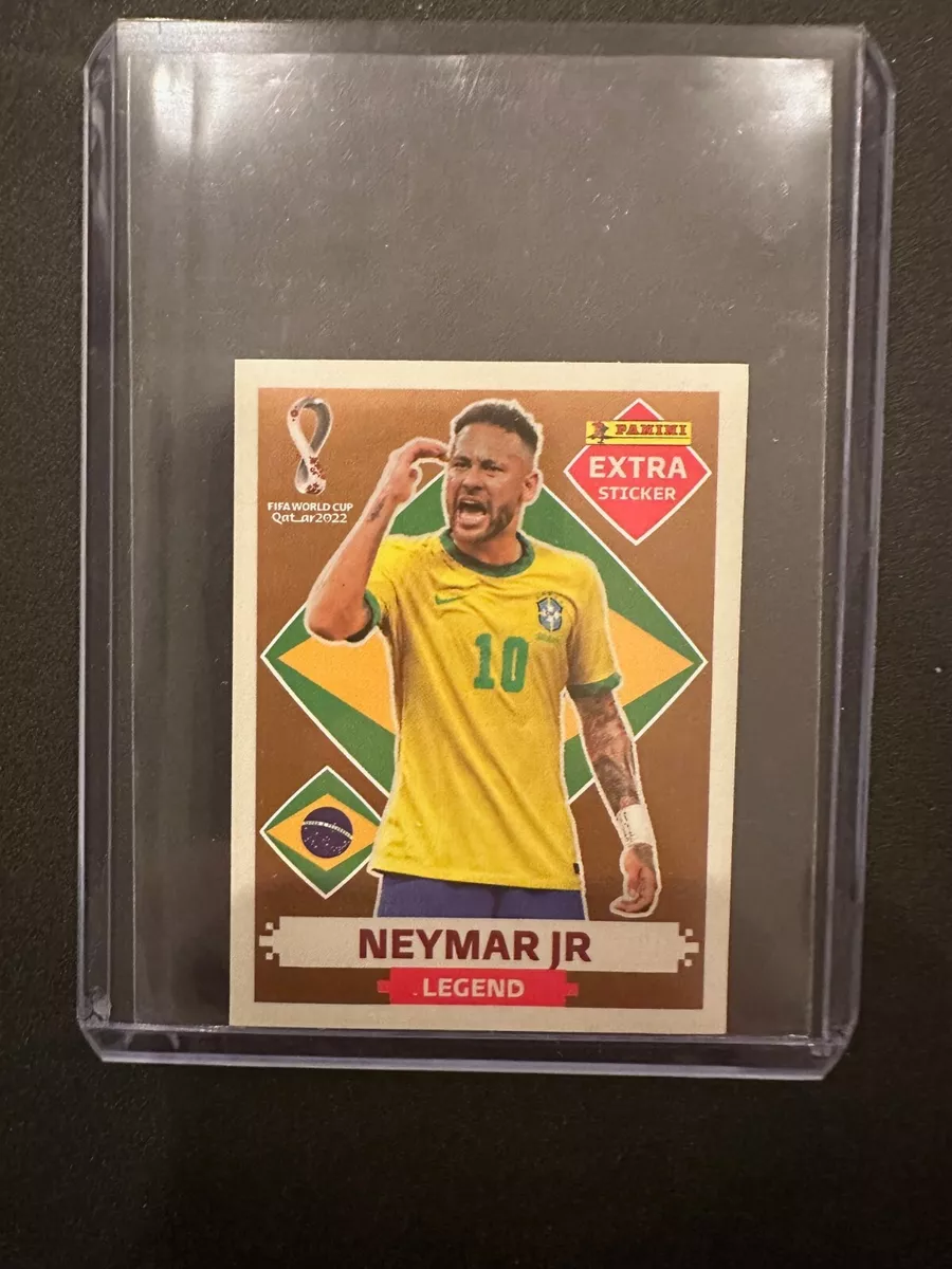 Panini FIFA WC QATAR 2022 Extra stickers Legend NEYMAR JR., BRONZE - MINT