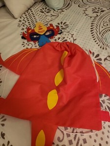 Dragon mask and matching reusable bag