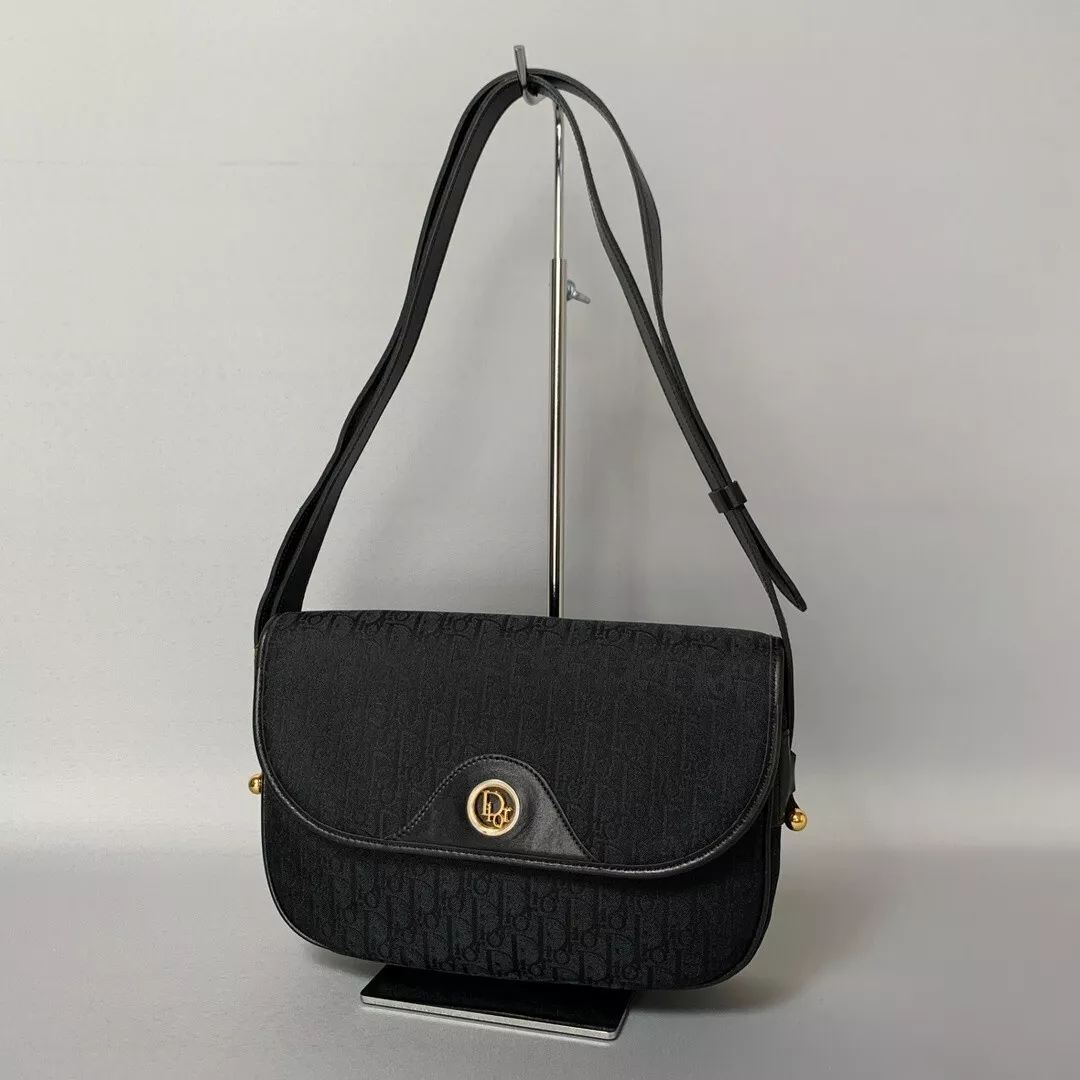 Sac bandoulière trotteur Dior 2411 297 noir