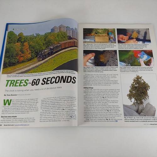 Model Railroader Magazine May 2014 Vol 81 No 5 60 Second Trees, Build A Caboose - Picture 7 of 12