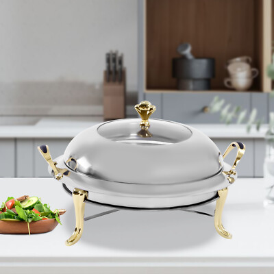 Chafing Dish Set Stainless Steel Chafer Square Buffet Food Warmer Container 3L