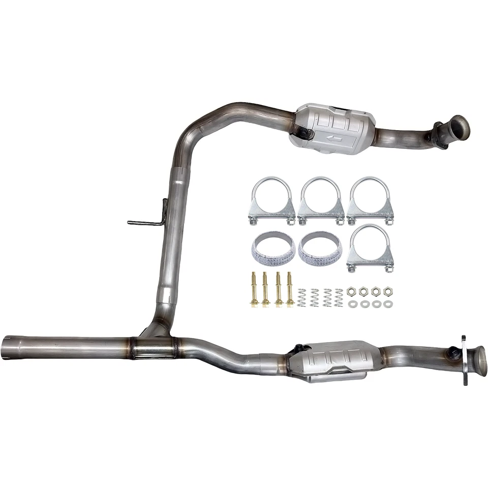 Exhaust Catalytic Converters for 2004-2008 Ford F150 F-150  Lincoln Mark LT 5.4L Foto 4 de 4