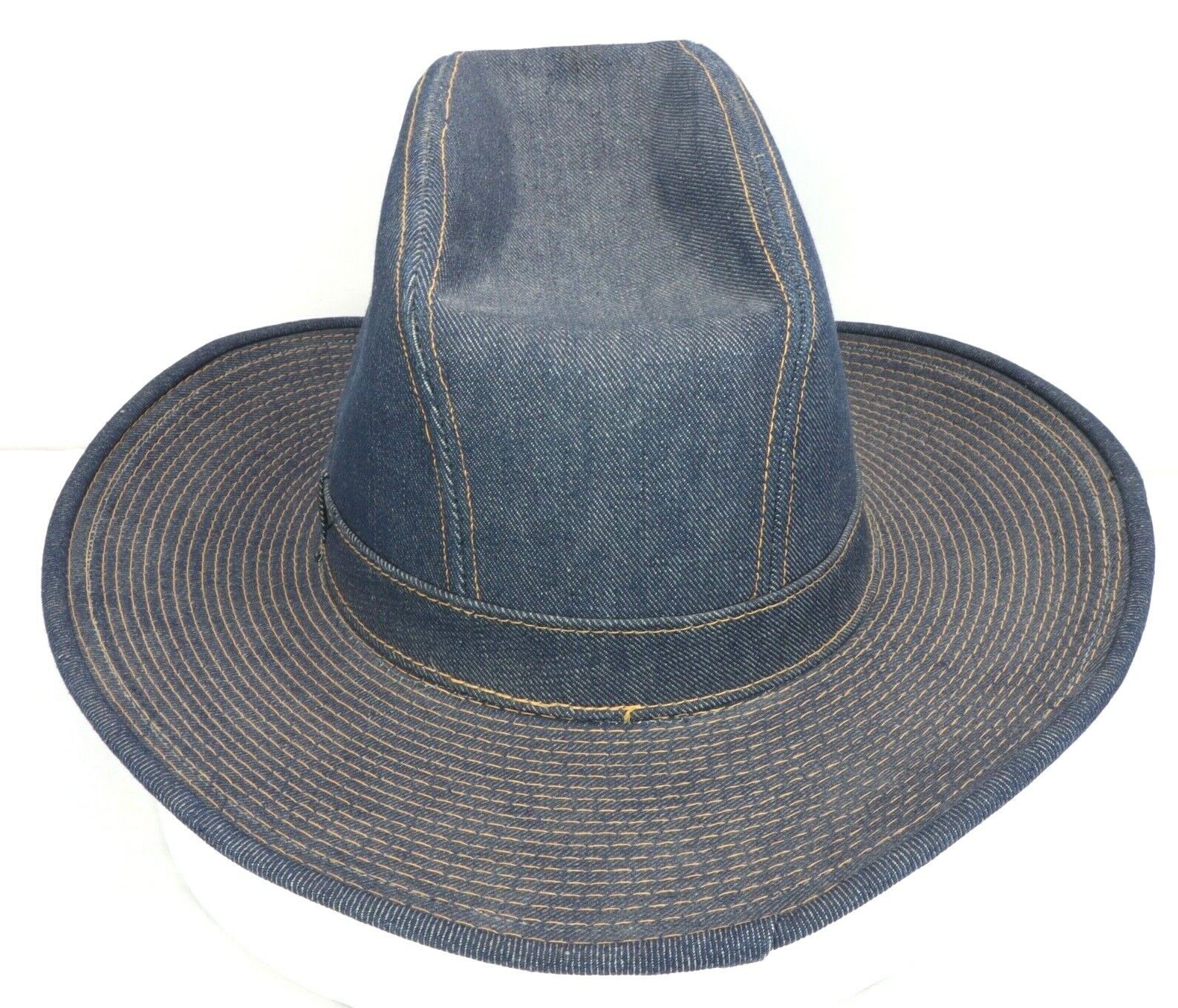 Vintage Levi's Strauss Denim Cowboy Western Hat, … - image 6