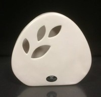 Sonderposten*Restposten*B2B*Vase*Tischvase*Gilde*Dreamlight*Oval*Weiß 4 StüCk