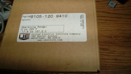 United Electric B105-120 9410 Temperature Controller, New in box - Picture 3 of 3