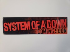 System Of A Down "Coming Soon" Promo Sticker Alternative Rock
