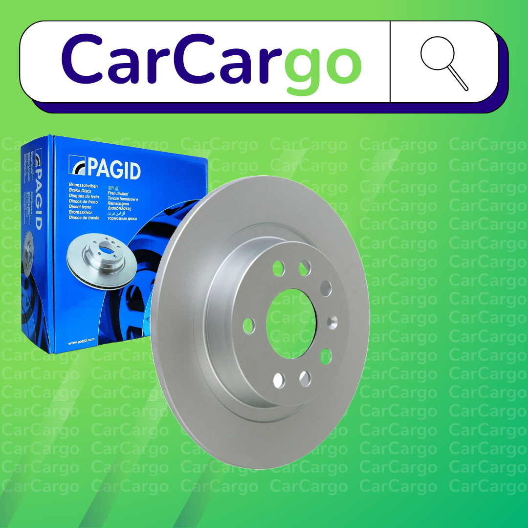 Pagid Solid Rear Brake Discs Pair For Vauxhall Astra 1.6 Turbo 2006-2009 278 mm