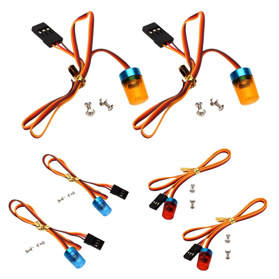 MARKENLOS RC Auto Polizei Blitzlicht LED Licht 360 ° Drehung für RC Car Truck Zubehör 2