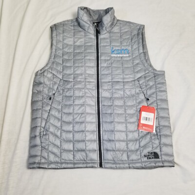 The North Face Thermoball Vest Puffer Jacket Full Zip Trekker Eco