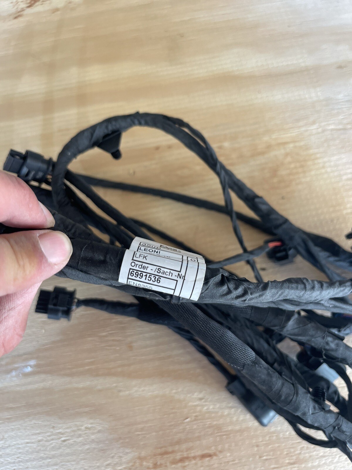 New Genuine BMW Wiring Harness, Front - 61126991536 5-series G30 