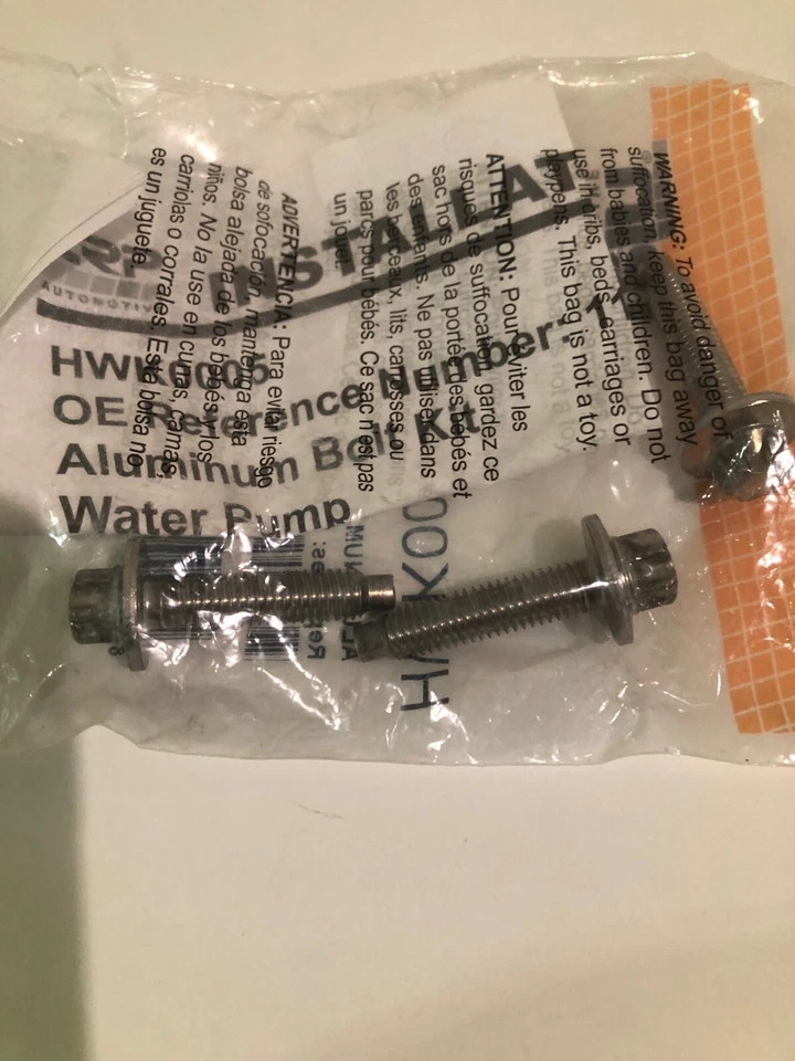 Kit de pernos/pernos para bomba de agua Rein HWK0005 se adapta a 328i 525i 53330i X3 X5 Z4 Foto 2 de 4