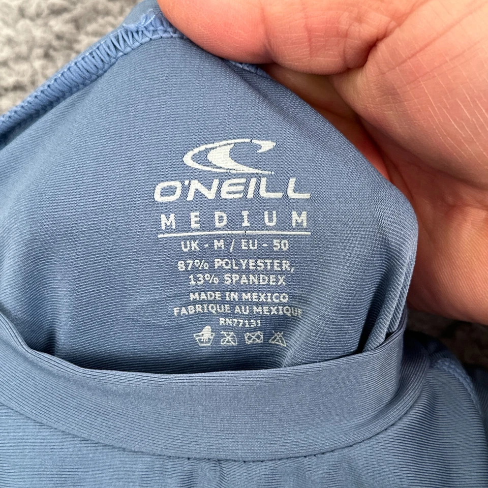 Camisa de surf O'Neill para hombre con protección contra erupciones mediana M azul 50+ protección UV natación Foto 4 de 4