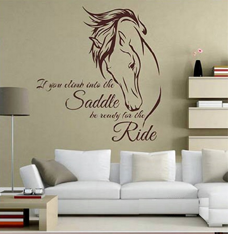 Stable Sticker Horse Wall Art Stickers Horse Art Wall Decor Painting SS Frame