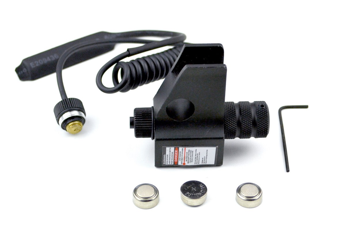 SNIPER High Profile Front Sight w/ Red Laser Sight + Remote