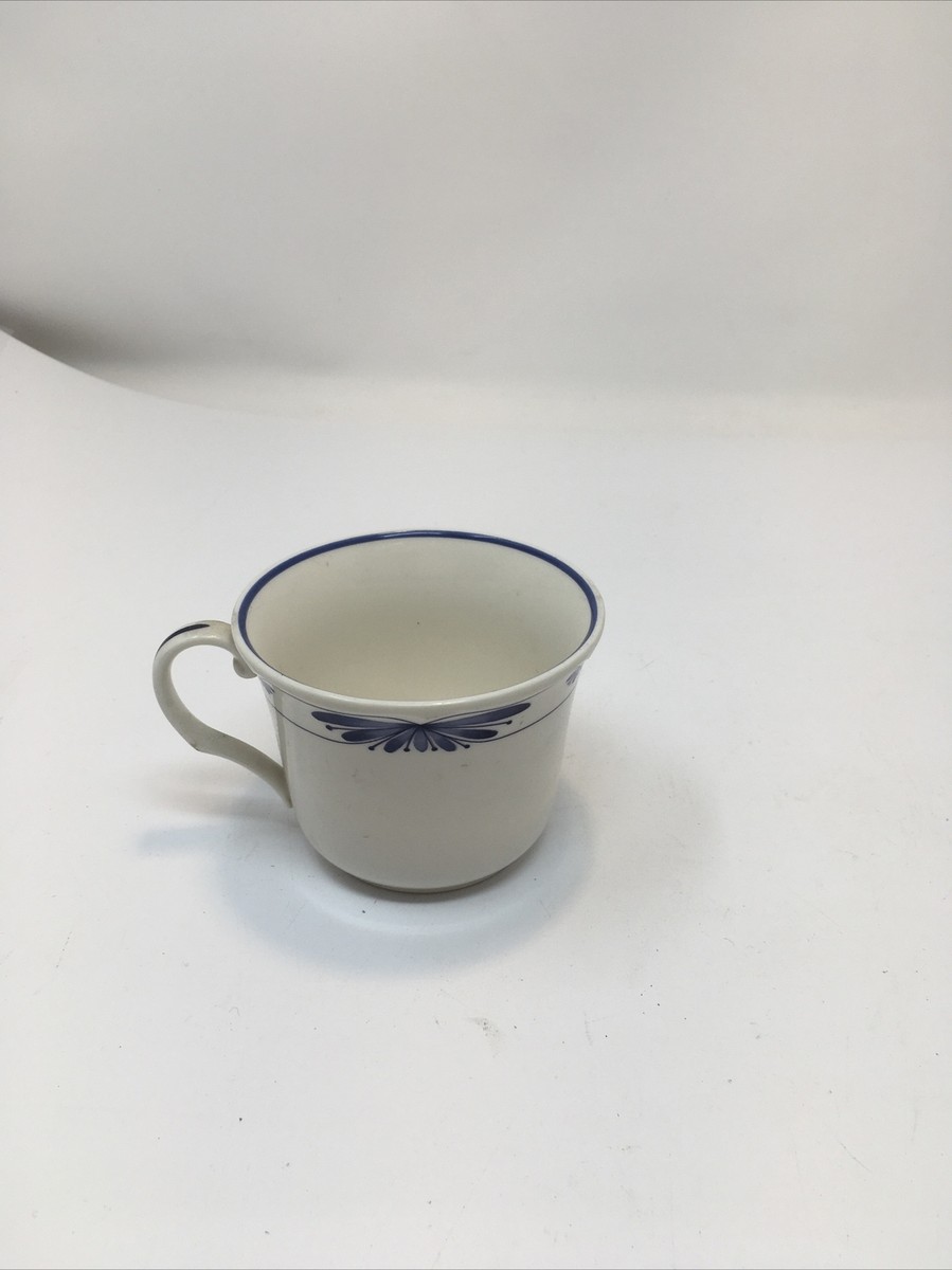 Noritake Dutch Tile 7913 Gala Cuisine Cup and Saucer Blue and