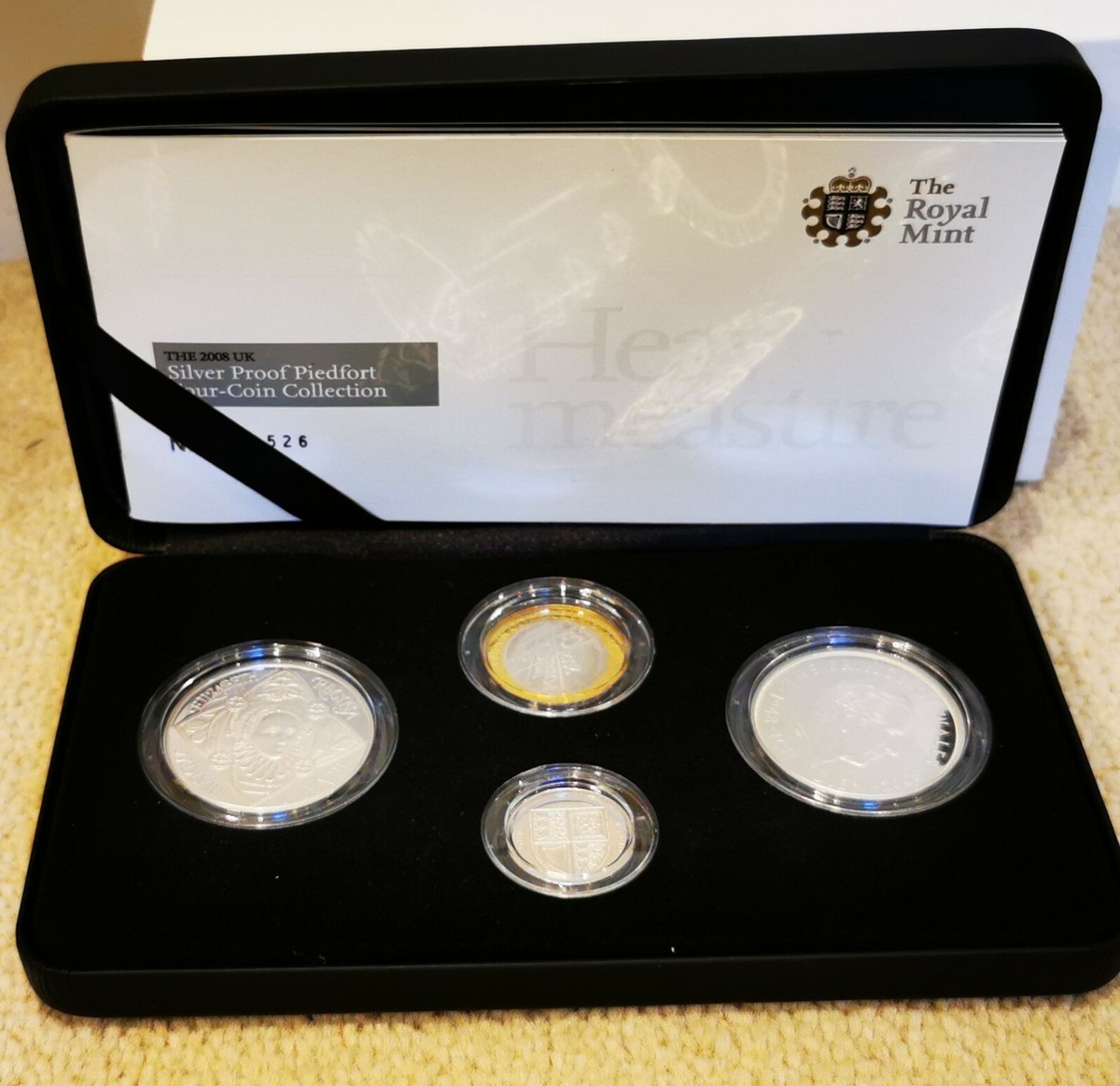 コレクション THE2008UK SilverProof Piedfort Four-Coin 2008 UK Silver Proof Piedfort Four Coin Set | eBay UK