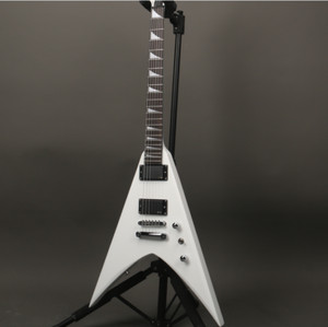 Guitare électrique Roi V Kvtmg blanc 24 Frets Chrome Hardwaree livraison rapide