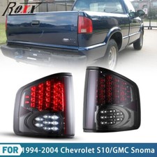1994-2004 Led Tail Lights For Chevy S10 Gmc Sonoma Isuzu Hombre Smoke Brake Lamp