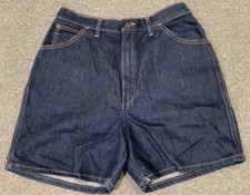 Vintage Wrangler Misses No Fault Jean Shorts Sz 14 Denim Made in USA M7381PW