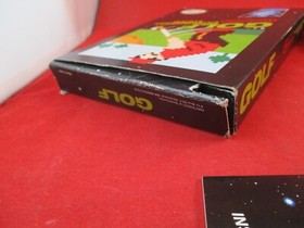 Golf (Nintendo NES) COMPLETE w/ Black Box manual game WORKS!