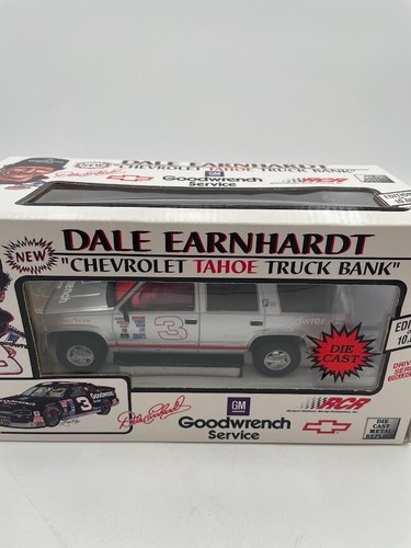 Dale Earnhardt #3 Goodwrench Service Chevrolet Tahoe Truck Bank Edition Silver - Picture 2 of 8