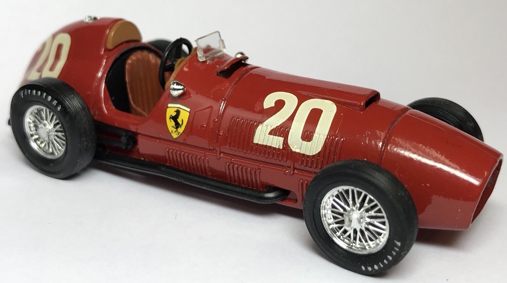 Brumm 1/43 Scale Red Ferrari #20 Model Race Car Racing  375 R158