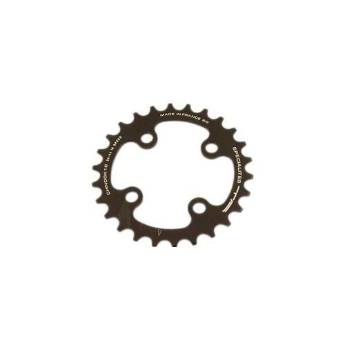 Plateau VTT 26dts noir Spécialités TA Chinook entraxe 64 triple 10v 4 branches