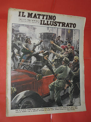 THE MORNING ILLUSTRATED NEWSPAPER NAPLES - N°44 - streets of harbin - YEAR 9TH - 1932